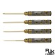 RJX 4pcs Hollow Handle Hex Screw driver Tools Kit Set 1.5mm / 2.0mm / 2.5mm / 3.0mm for RC Models Car Boat Airplane