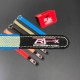 RJXHOBBY 2pcs Zinc Alloy Seamless Buckle Kevlar Battery Strap(Width: 20mm Length: 200-1000mm ）