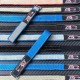 RJXHOBBY 2pcs Zinc Alloy Seamless Buckle Kevlar Battery Strap(Width: 20mm Length: 200-1000mm ）