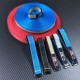 RJXHOBBY 2pcs Zinc Alloy Seamless Buckle Kevlar Battery Strap(Width: 16mm Length: 150-1000mm ）