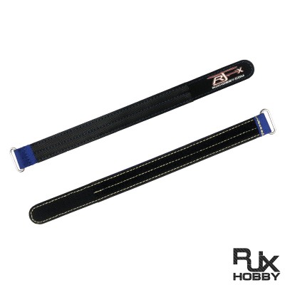 RJXHOBBY 2pcs Kevlar Battery Strap Kevlar Stitching Rubber Grip and Zinc Alloy Seamless Buckle(Width: 20mm Length: 200-400mm)