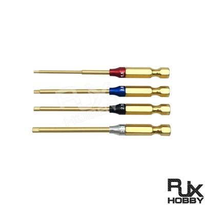 RJX 6.35mm Hex Sets 1.5mm 2.0mm 2.5mm 3.0mm