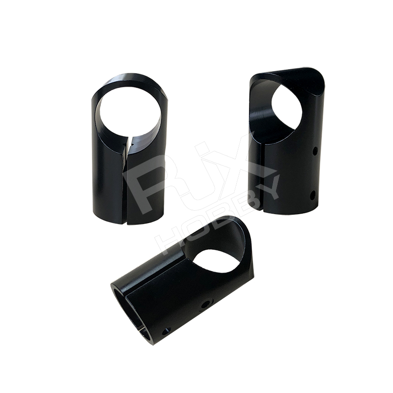 RJX 1pcs 12mm/16mm/20mm/25mm/30mm Aluminum Landing Gear Tee Tripo for Carbon Fiber Tube Agriculture Drone UAV