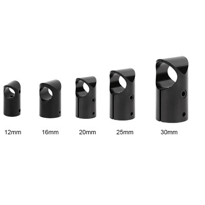 RJX 1pcs 12mm/16mm/20mm/25mm/30mm Aluminum Landing Gear Tee Tripo for Carbon Fiber Tube Agriculture Drone UAV