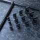 RJX 1pcs 12mm/16mm/20mm/25mm/30mm Aluminum Landing Gear Tee Tripo for Carbon Fiber Tube Agriculture Drone UAV