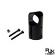 RJX 1pcs 12mm/16mm/20mm/25mm/30mm Aluminum Landing Gear Tee Tripo for Carbon Fiber Tube Agriculture Drone UAV