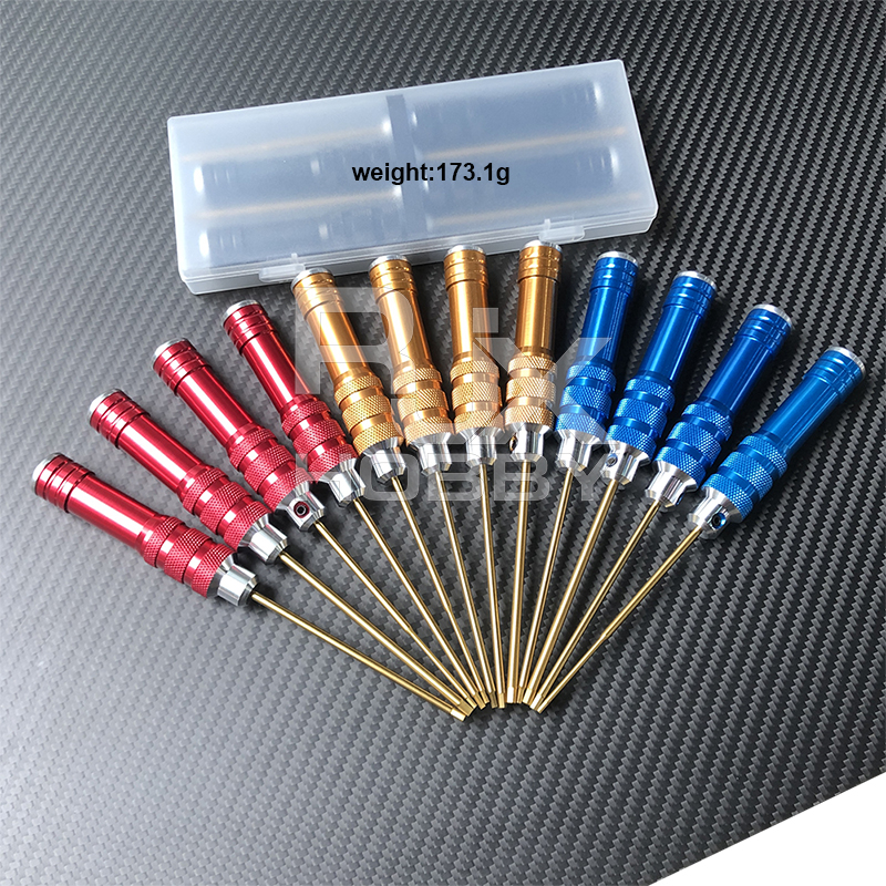 RJX Hex Screw driver Tools Kit 1.5mm / 2.0mm / 2.5mm / 3.0mm for RC Models Car Boat Airplane