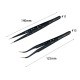 RJX High Precision Tweezers Stainless Steel Cooling Hole Electronics Repair Hand Tools