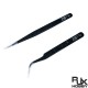 RJX High Precision Tweezers Stainless Steel Cooling Hole Electronics Repair Hand Tools