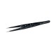 RJX High Precision Straight Tweezers Stainless Steel Cooling Hole Electronics Repair Hand Tools