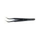 RJX High Precision 45° Curved Tweezer Stainless Steel Cooling Hole Electronics Repair Hand Tools