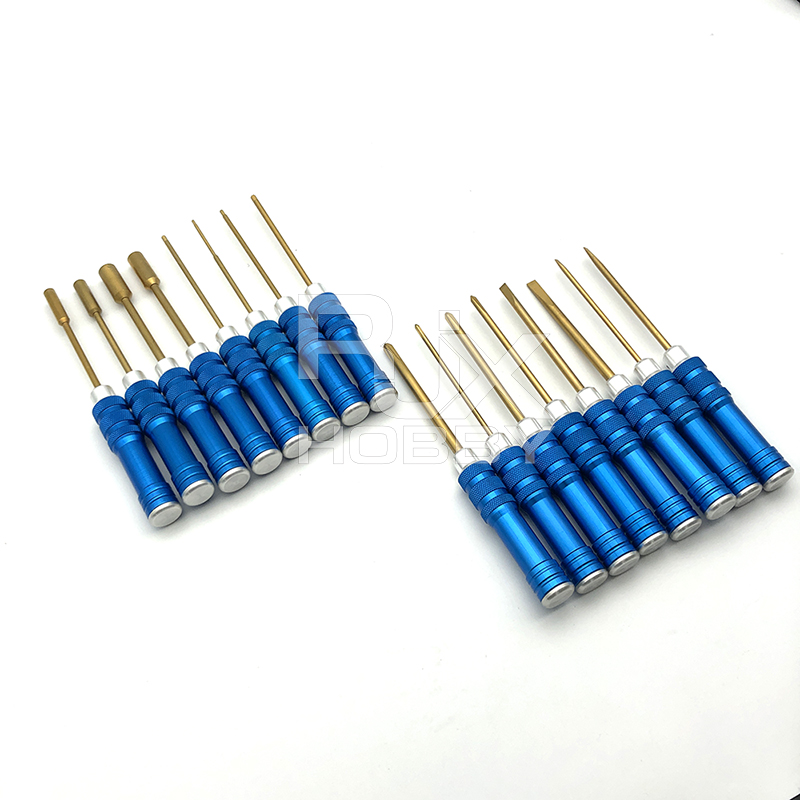 RJXHOBBY Hex /Nut/ Phillips/ Flat Screwdriver 16 pcs kits 