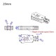 RJX 1PCS  20 / 25 / 30mm Motor Mount Seat for UAV Hexacopter Multicopter Agricultural Drone