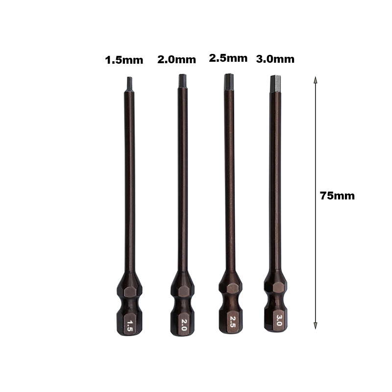 RJX 6.35mm Hex Sets 1.5mm 2.0mm 2.5mm 3.0mm