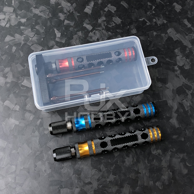 RJX 6.35mm 4 in1 Hex Screwdriver 1.5 2.0 2.5 3.0mm for RC Car helicopter FPV