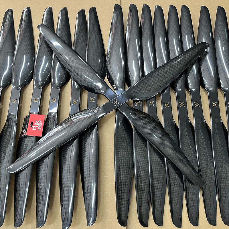 RJXHOBBY 40x13In Carbon Fiber Propeller (CW/CCW PAIR) PROPS for Drone, Agricultural plant protection UAV