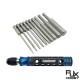 RJX 10PCS  1/4 Inch 6.35mm Length75mm  H1.5,H2,H2.5, H3, H4, H5, H6, H8, H10,H12  Hex Shank Magnetic Hexagon Screwdriver