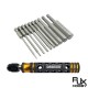 RJX 10PCS  1/4 Inch 6.35mm Length75mm  H1.5,H2,H2.5, H3, H4, H5, H6, H8, H10,H12  Hex Shank Magnetic Hexagon Screwdriver