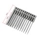 RJXHOBBY 12pcs 1/4 Inch 6.35mm Length 75mm Plum Magnetic Screw Driver Bits Sets T5 T6 T7 T8 T9 T10 T15 T20 T25 T27 T30 T40 Hex Shank