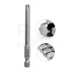 RJXHOBBY 12pcs 1/4 Inch 6.35mm Length 75mm Plum Magnetic Screw Driver Bits Sets T5 T6 T7 T8 T9 T10 T15 T20 T25 T27 T30 T40 Hex Shank