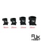 RJXHOBBY 1pcs 90° D16 20 25 30 35 40mm Landing Gear Vertical Mount Base Nozzle Connecting Rod Fixing Parts for RC UAV Drone