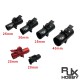 RJXHOBBY 1pcs 20mm 25mm 30mm 35mm 40mm Pipe Union Connection Folding Arm for UAV Multicopter Drone