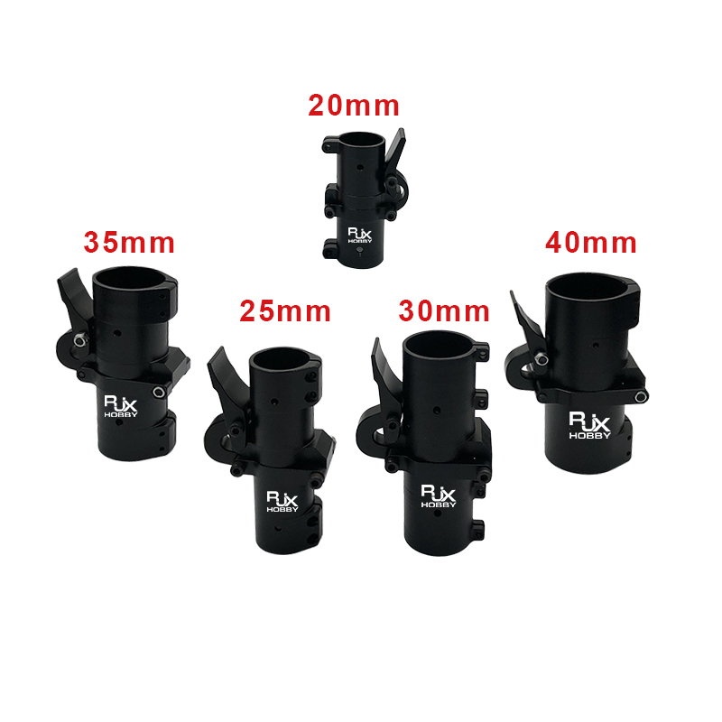RJXHOBBY 1pcs 20mm 25mm 30mm 35mm 40mm Pipe Union Connection Folding Arm for UAV Multicopter Drone