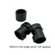 RJX 1PCS 30mm/35mm/40mm/45mm Folding Arm Carbon Tube Connector Clip Self-lock Folding Rack Parts for RC Agriculture UAV Drone