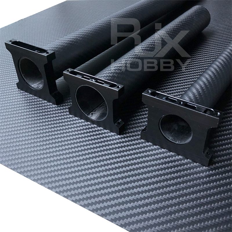 RJX  1pcs 30/40/45/50mm  Alum Pipe clamps for carbon fiber tube