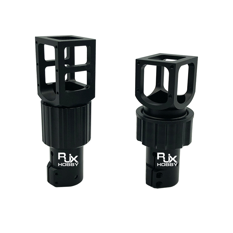 RJX 1pcs 30mm Aluminum CNC Folding Piece Arm Pipe Clamp Folding Pipe Holder Parts for Plant Agriculture UAV Drone Machine Arm