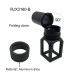 RJX 1pcs 30mm Aluminum CNC Folding Piece Arm Pipe Clamp Folding Pipe Holder Parts for Plant Agriculture UAV Drone Machine Arm