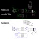 RJX 1pcs 30mm Aluminum CNC Folding Piece Arm Pipe Clamp Folding Pipe Holder Parts for Plant Agriculture UAV Drone Machine Arm