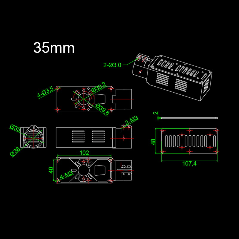 RJX 30mm / 35mm Motor Mount Kit for 80A 100A ESC Motor Agricultural Drone Motor Accessory
