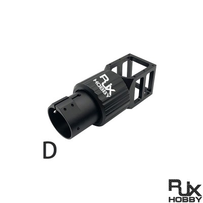 RJXHOBBY 1pcs 40mm Folding down Arm Pipe Clamp Folding Pipe Holder Parts for Plant Agriculture UAV Drone Machine Arm