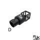RJXHOBBY 1pcs 40mm Folding down Arm Pipe Clamp Folding Pipe Holder Parts for Plant Agriculture UAV Drone Machine Arm