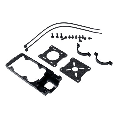 RJX 1pcs 20mm 22mm 25mm Carbon Tube Metal Aluminium Alloy Motor Mount Seat for DIY Quadcopter Frame Kit Parts Accessories