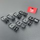 RJX 1pcs 20mm 22mm 25mm Carbon Tube Metal Aluminium Alloy Motor Mount Seat for DIY Quadcopter Frame Kit Parts Accessories