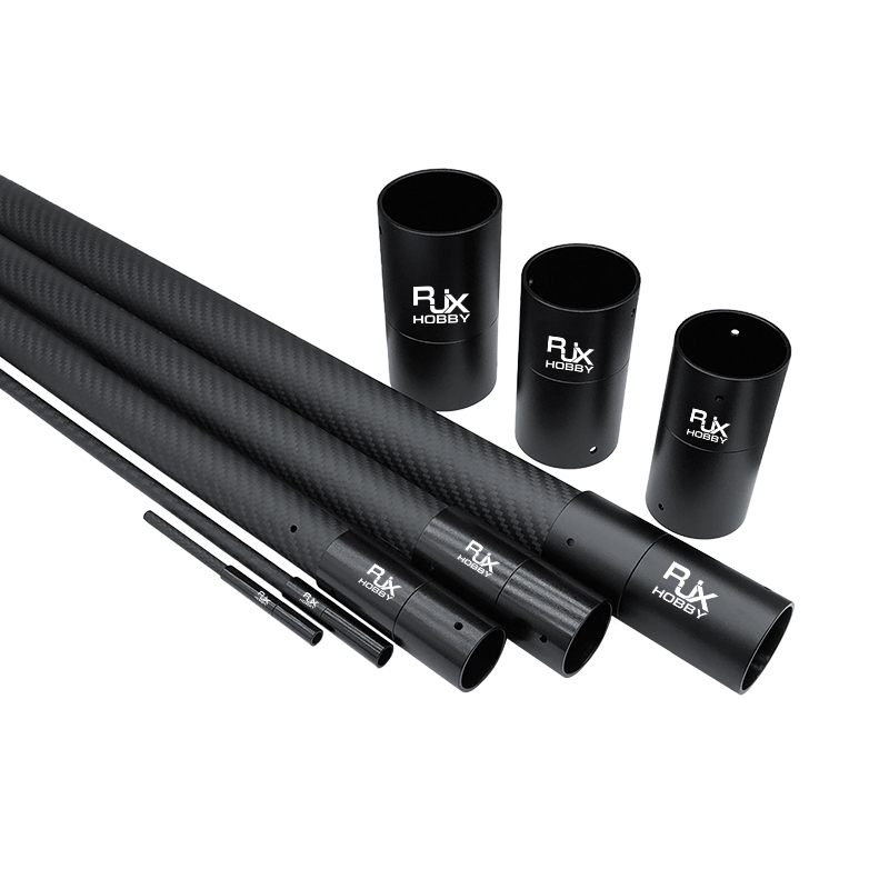 RJX 1pcs 5-50mm Aluminum Pipe Connector Carbon Tube Joint for Drone Quadcopter UAV