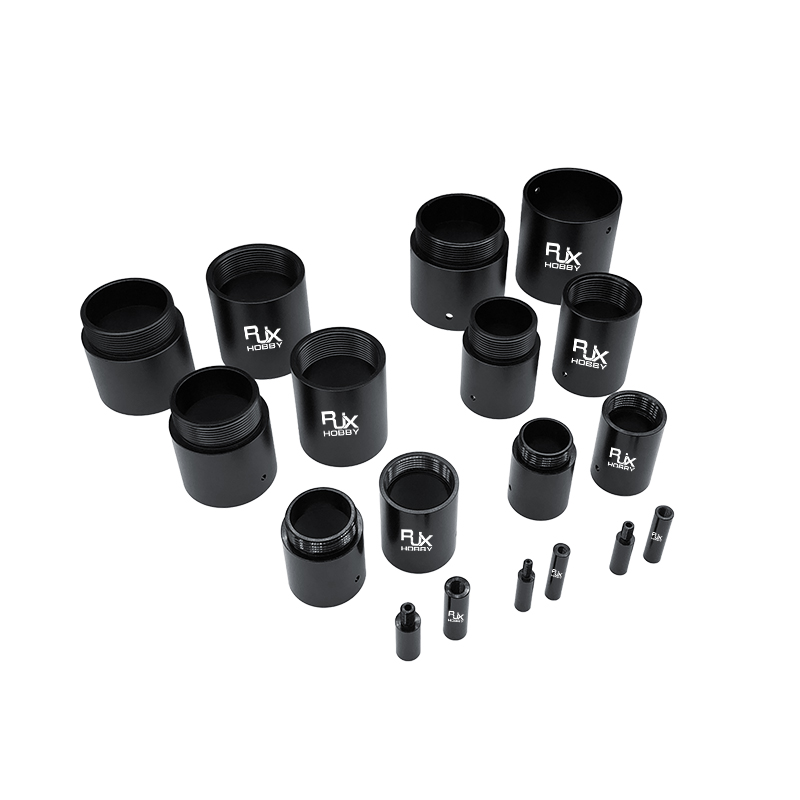 RJX 1pcs 5-50mm Aluminum Pipe Connector Carbon Tube Joint for Drone Quadcopter UAV