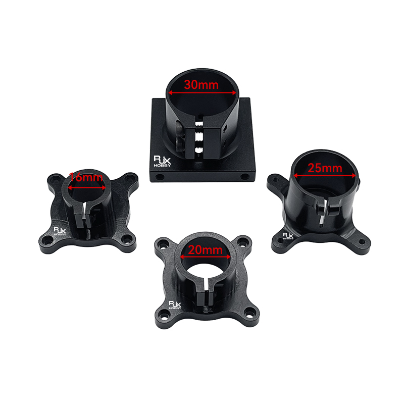 RJXHOBBY 1pcs 16 20 25 30mm Tripod Vertical Fixed Seat Landing Gear Fixture Mount Tube Support for RC Agriculture Plant UAV Drone