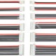 RJXHOBBY 5Pcs 10S 11S 12S 13S 14S 15S 16S 17S 22AWG Battery Balance Charger Silicone Cable Wire JST-XH Connector Balancer Cable