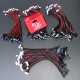 RJX 5Pcs 1S 2S 3S 4S 5S 6S 7S 8S 9S 22AWG Battery Balance Charger Silicone Cable Wire JST-XH Connector Balancer Cable