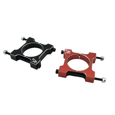 RJX 1pcs 25 /30mm Alum Pipe clamps for carbon fiber tube