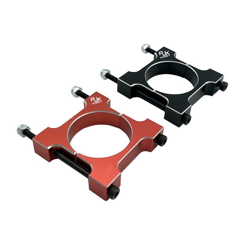 RJX 1pcs 25 /30mm Alum Pipe clamps for carbon fiber tube