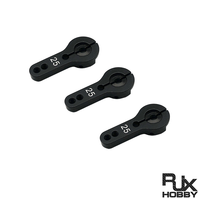 RJX 3pcs RC Car Aluminum Metal Servo Horn Arm 23T / 24T / 25T Servos Arms MG995R  MG996R MG945 For Futaba Spare Parts