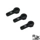RJX 3pcs RC Car Aluminum Metal Servo Horn Arm 23T / 24T / 25T Servos Arms MG995R  MG996R MG945 For Futaba Spare Parts