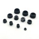 RJXHOBBY 10pcs Carbon Fiber Pipe Plug 8-98mm Pipe Plug Round Plug Waterproof and Dust-proof
