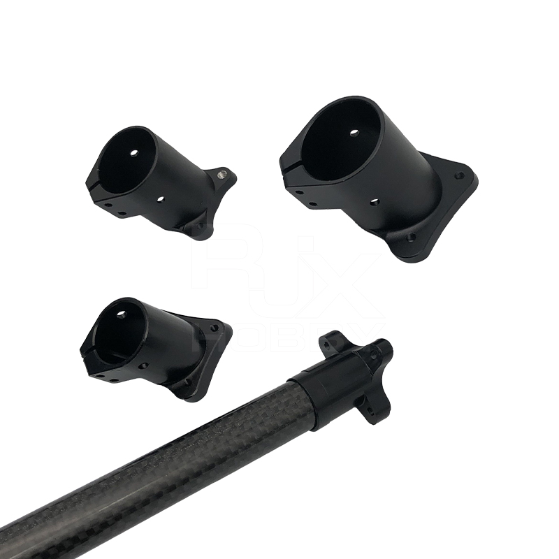 RJX 1PCS  D16/20/25/30mm Tripod Fixed Mount Landing Gear Carbon Tube Fixture Pince Fixing Mount Connector Joint for UAV