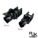RJX 1pcs Aluminum alloy folding down arm pipe joint 25mm 30mm for plant protection uav RC helicopter spareparts
