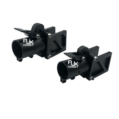 RJX 1pcs 6° Aluminum alloy folding down arm pipe joint 25mm 30mm for plant protection uav RC helicopter spareparts